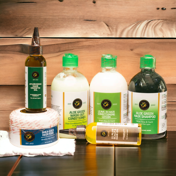 Efe's Natural Hair Set (Aloe Vera & Cactus)
