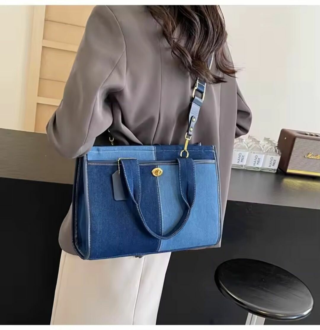 Sac à bandoulière en denim