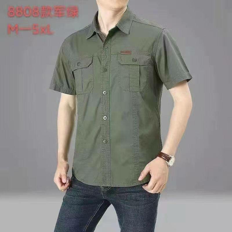 Chemise homme à manches courtes