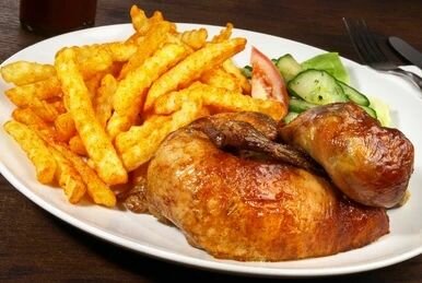 Poulet Doré aux Frites Croquan