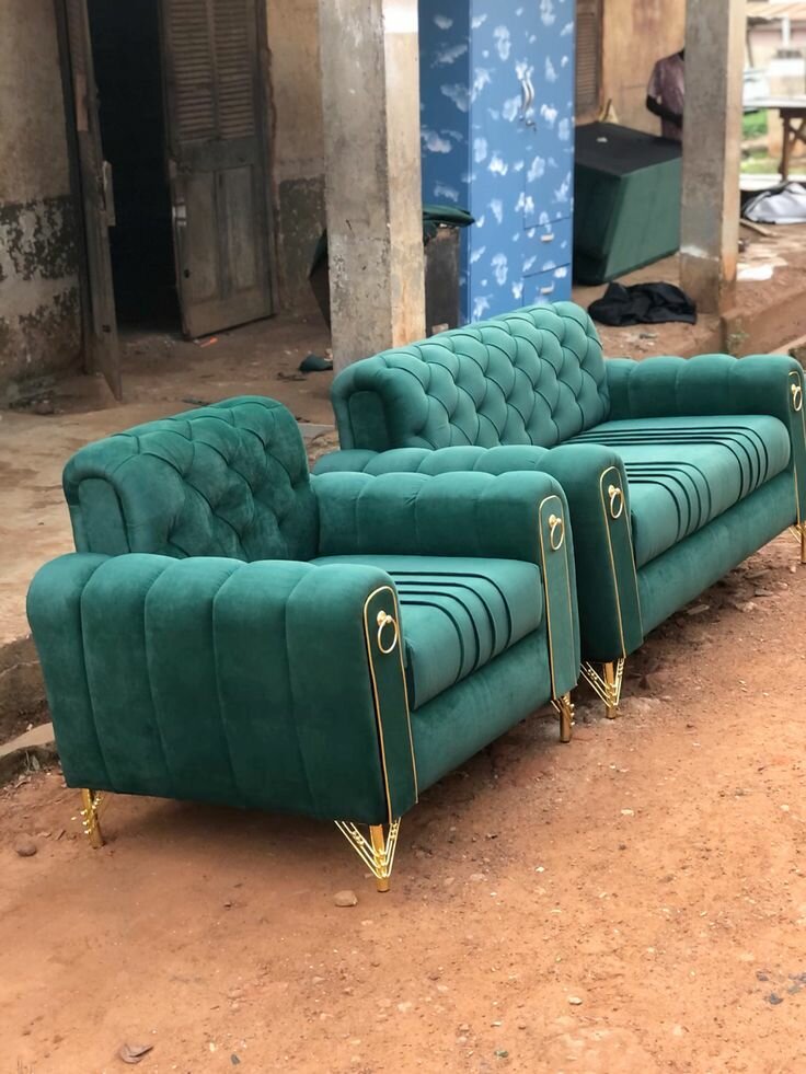 Canapé design en velours