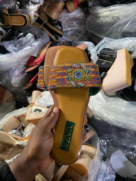 Sandale Zaza Femme avec perle