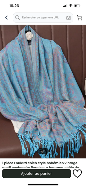 Pashmina style bohème