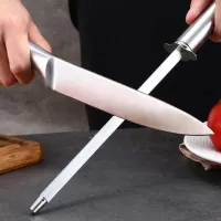 Knife Rod Knives Sharpener Stainless Steel Tool Safe