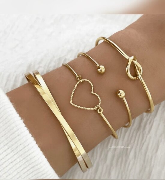 Bracelets élégants en or