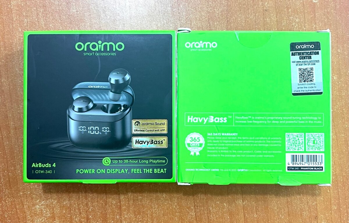 Oraimo Airbuds 4 ENC True Wireless Earbuds With Heavy Bass