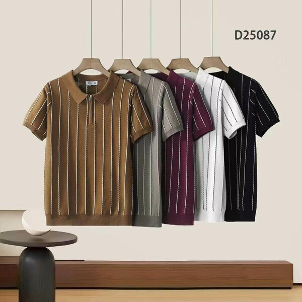 Polos rayés élégants hommes