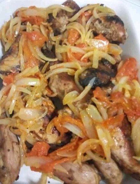 Poulet braisé savoureux