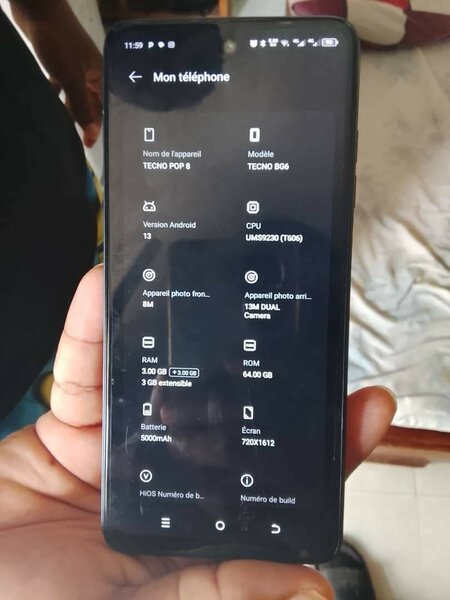TECNO Pop 8 64GB 6GB RAM