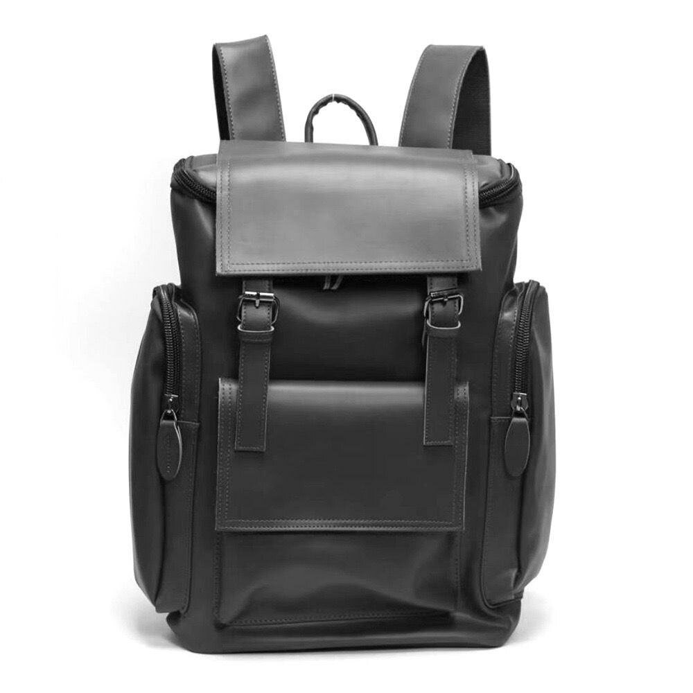 Solid leather backpacks