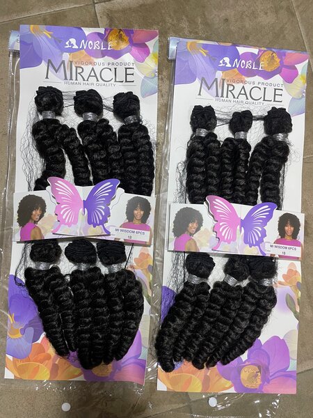 Extensions capillaires bouclés