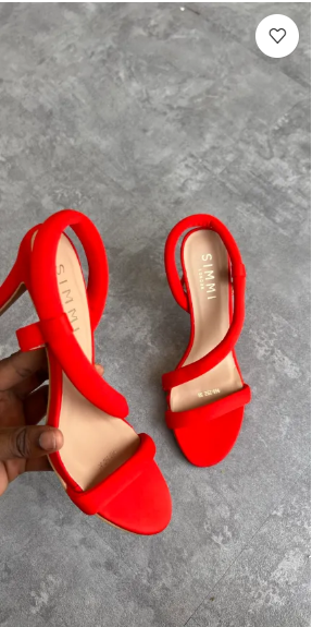 Anna Red Foamy Strap Midlength