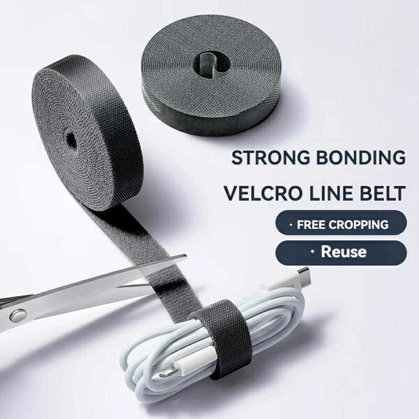 Lot de 2 rouleaux attaches 5m