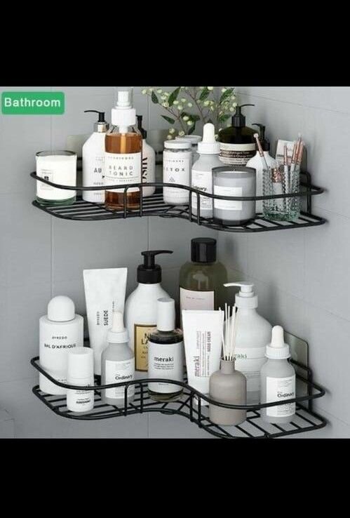 5 Hanging Shower Organizer Set for Sufficient Bathroom Store