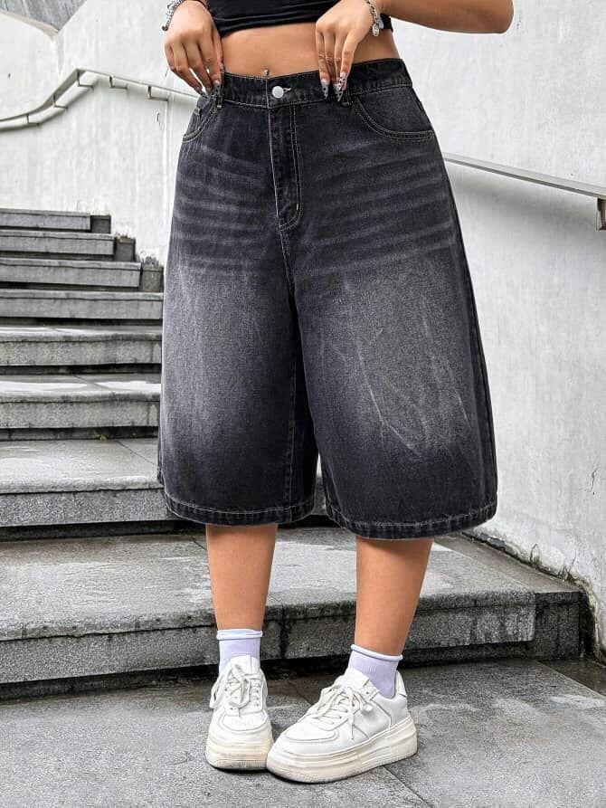 Bermudas en Jean Décontractées