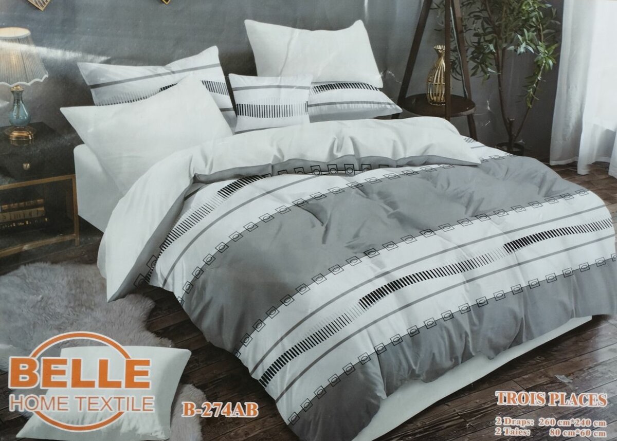 Parure de lit imprimée moderne