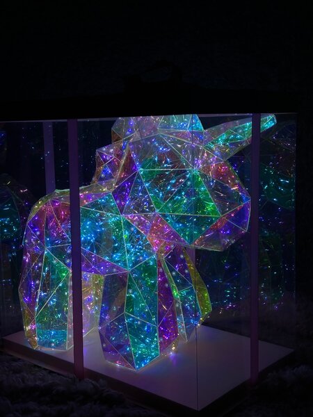 Светодиодный единорог