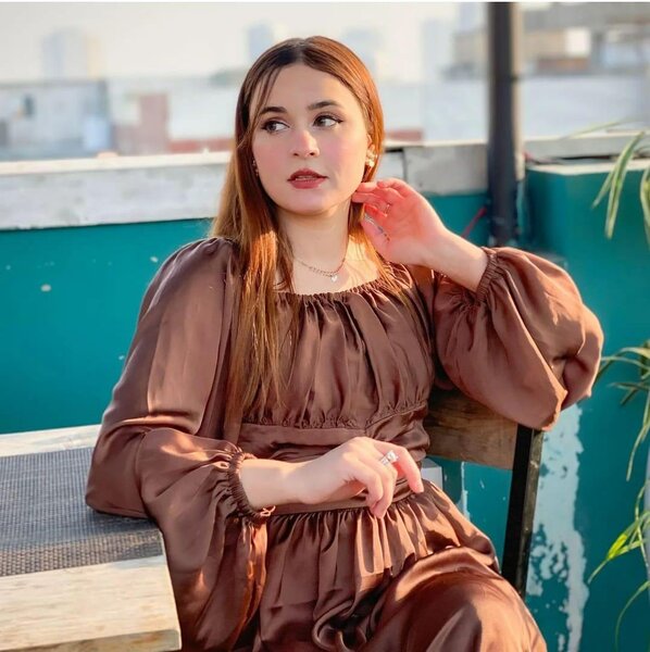 Stitched silk maxi