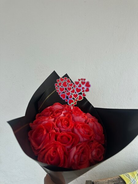 Bouquet de roses rouges élégantes