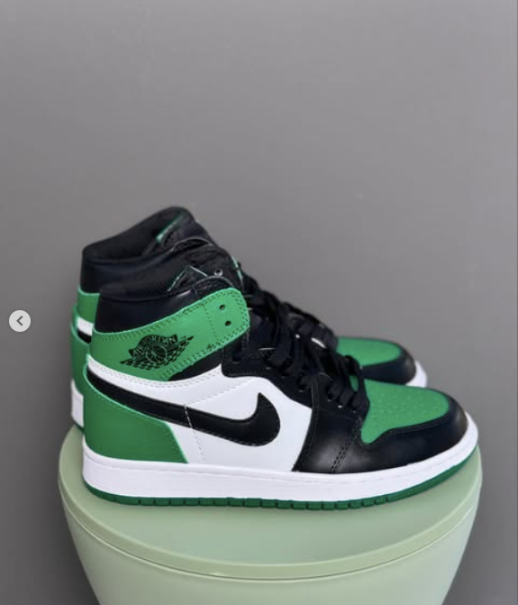 Кроссовки Jordan 1 Retro High OG Lucky Green💚