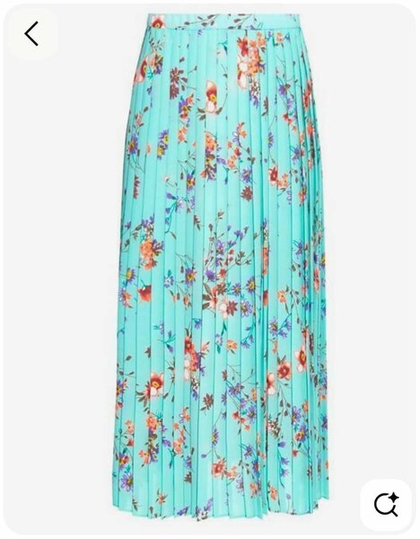 Jupe Florale Plissée Élegante