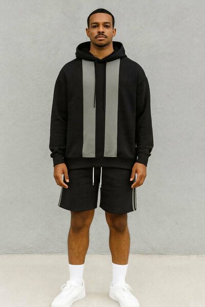 Ensemble hoodie et short pour hommes