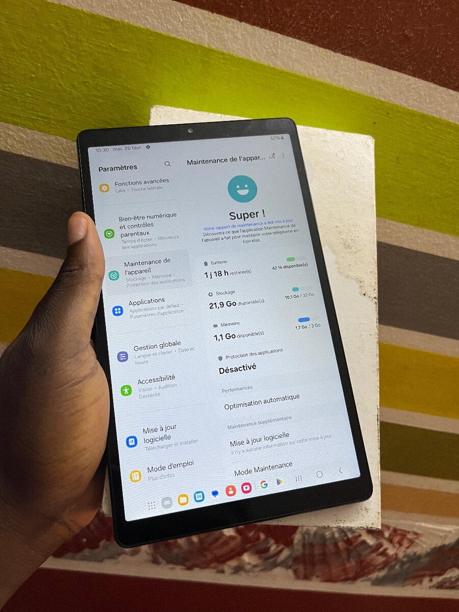 Samsung Galaxy TAB A7 lite