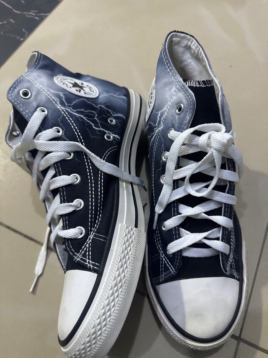 Sneakers montantes à motif