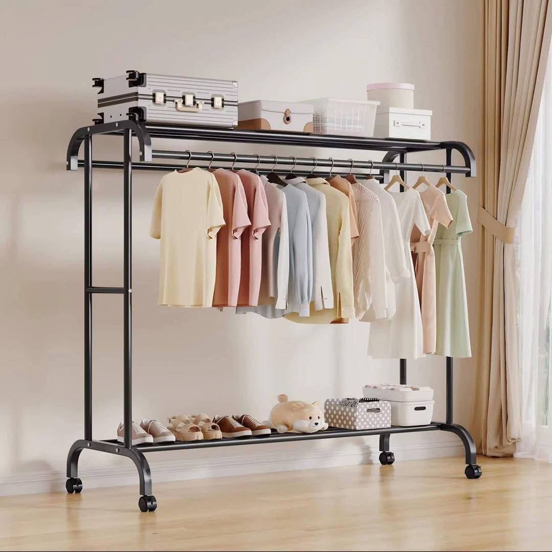 Portant à Vêtements avec Étagères