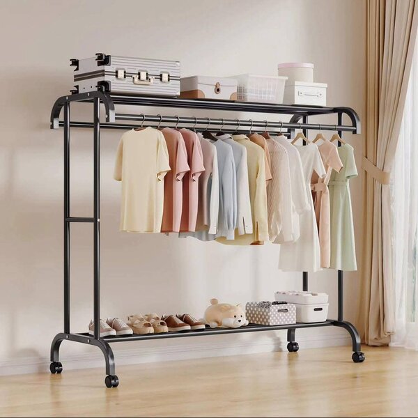 Portant à Vêtements avec Étagères