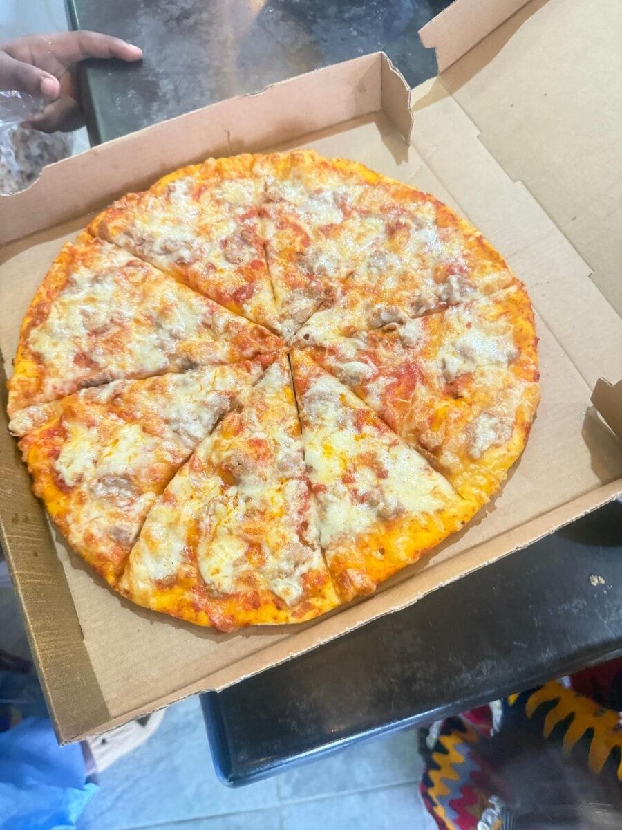 Pizza savoureuse fromage