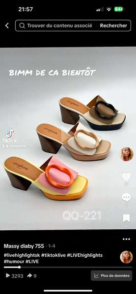 Sandales à talons originales femme