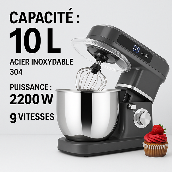 Robot Pâtissier 10L 2200W