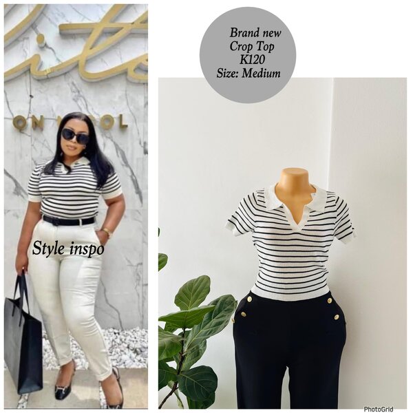 Women's crop top in size M