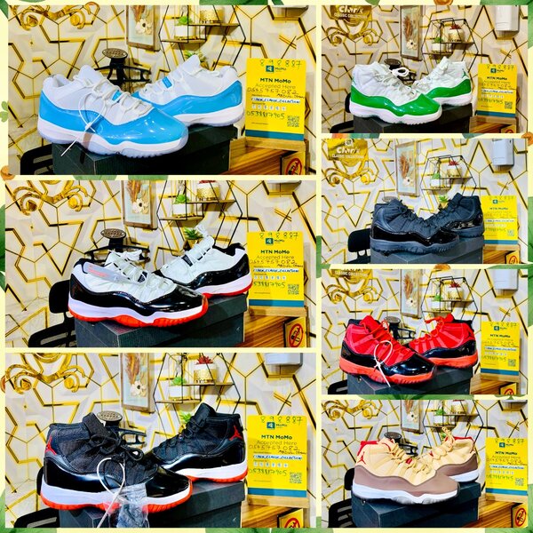 Jordan 11 in various colors