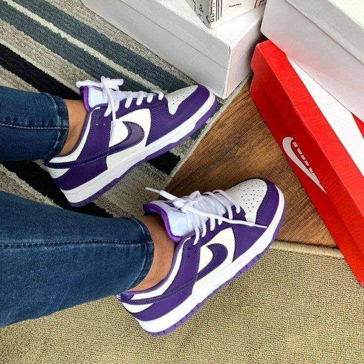 Baskets unisex violettes