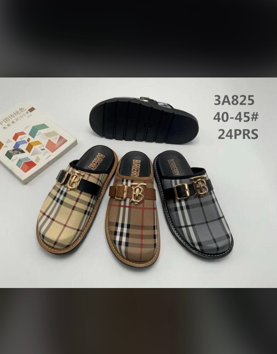 Mules élégantes hommes