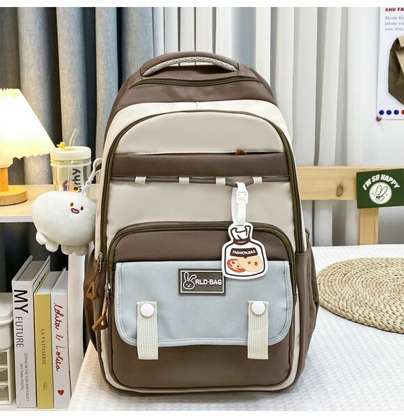 Sac à dos imperméable marron