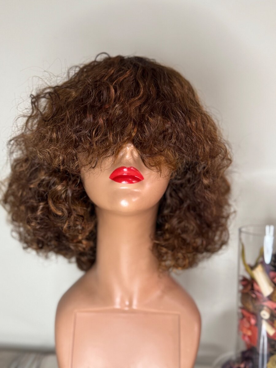 Waterwave Fringe Hair Goldess Crown