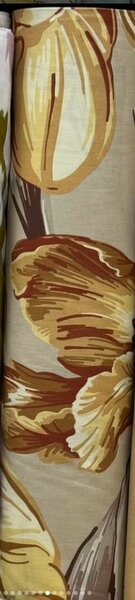 Рулон красивой узорчатой ткани Ранфорс