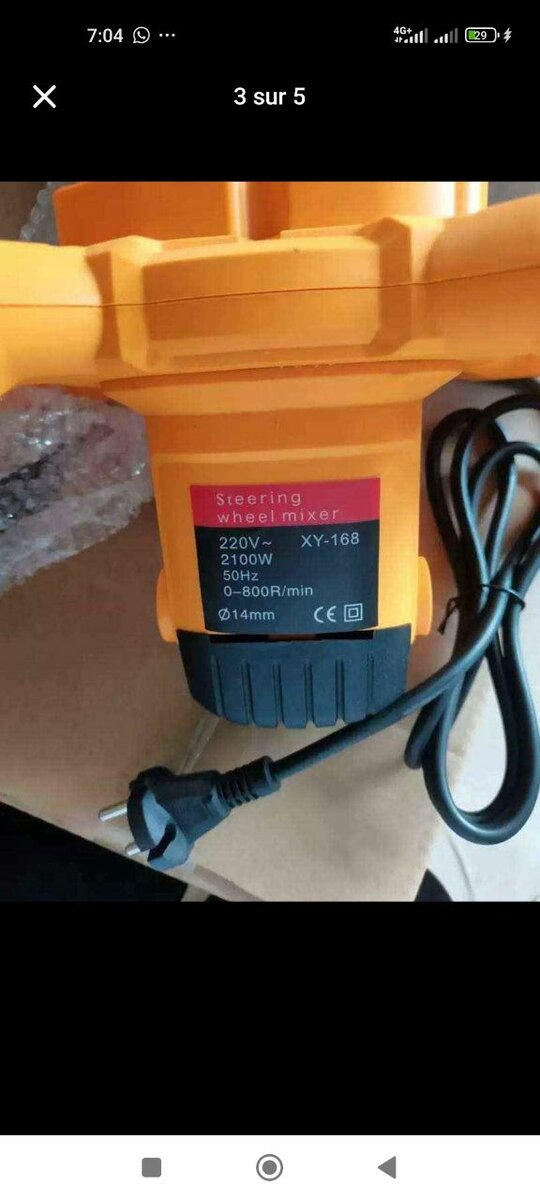 Mélangeur de Peinture Électrique