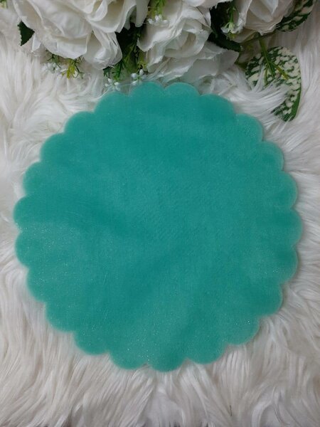 Tulle simple vert d' eau