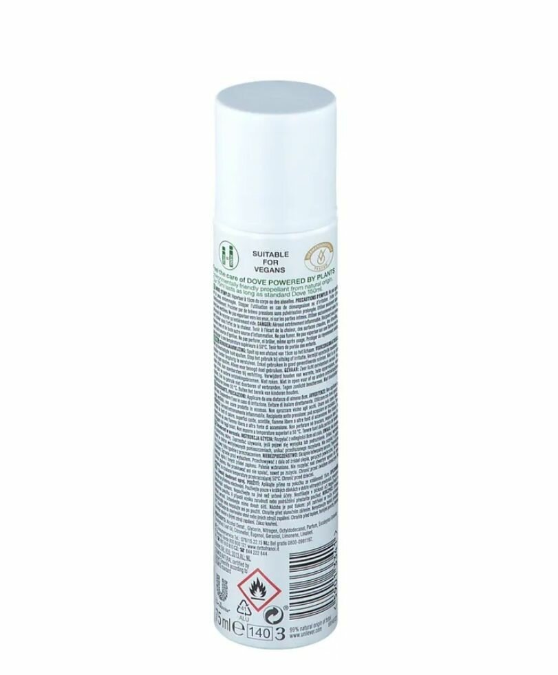 DOVE Nat Pouvoir des Plantes Arbre à Thé Eco-Spray 200 ml