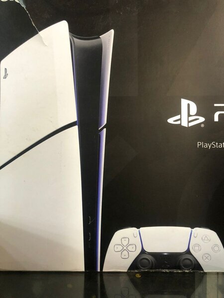 Playstation 5 console with controller and accessories