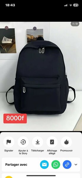 Sac à dos stylé et pratique