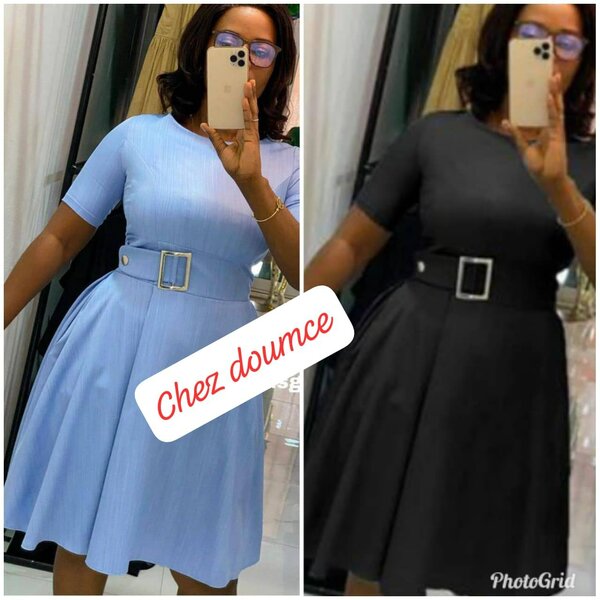 Robe Évasée avec bouc