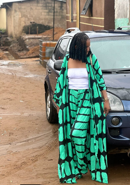 Ensemble d'été vert