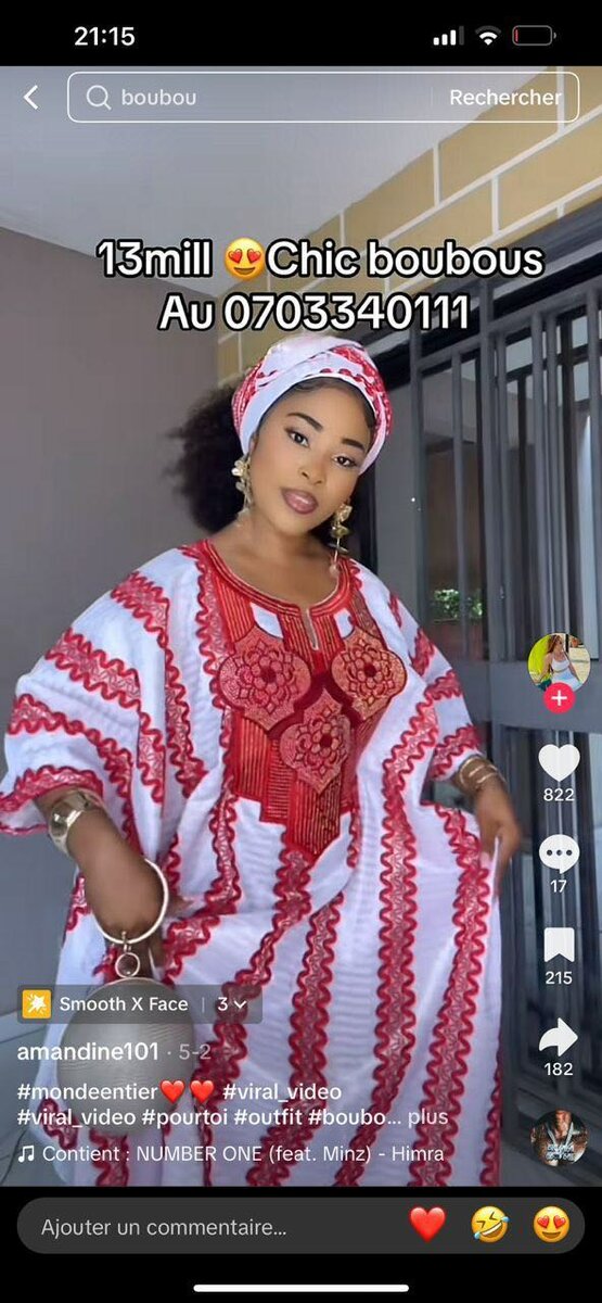 Chic boubou pour femmes