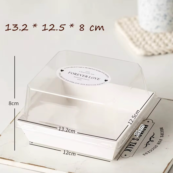 Eco-Friendly Pastry Square Pack 10 pc