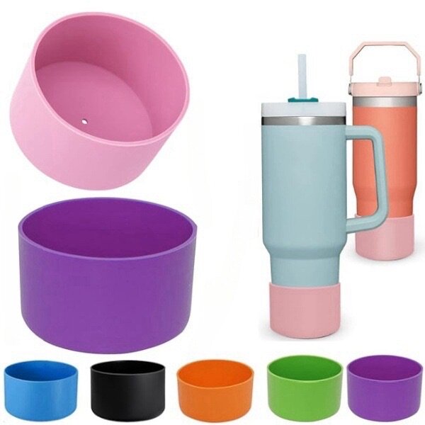Manchons silicone colorés pour gobelets